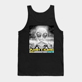 Funny Alien Neighbor Sci Fi Humor Tank Top